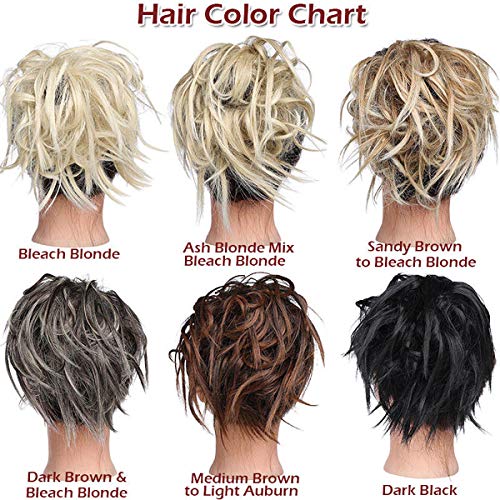 Ombre Hair Extensions Chignons Hairpiece Hair Rubber Scrunchie