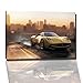 Produktbild Need for Speed Bild auf Leinwand -- 60 x 40cm fertig gerahmte Kunstdruckbilder als Wandbild - Billiger als Ölbild oder Gemälde - KEIN Poster oder Plakat