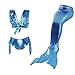 Produktbild Starjerny 3PS Mädchen Cosplay Kostüm Badenbkleidung Meerjungfrauen Schwimmanzug Badeanzüge Meerjungfrauenschwanz für Schwimmen Kinder Farbewahl