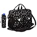 Black 3pcs Baby Diaper Nappy Changing Bag Set C:Bear Design