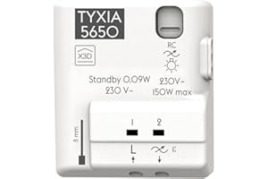 Delta Dore Récepteur Nanomodule sans Fil Tyxia 5650 - Variation d'Éclairage | Eclairage Connecté - 6351414