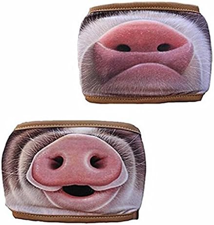 Masks, Alaman 2 Pack 3D Funny Anti Dust Warm Cotton Blend Face Mouth Mask for Men Women (C)