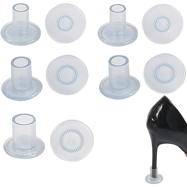 Absatzschoner Für High Heels Auf Rasen – 6 Paar Transparent, Rutschfest (S, M, L)