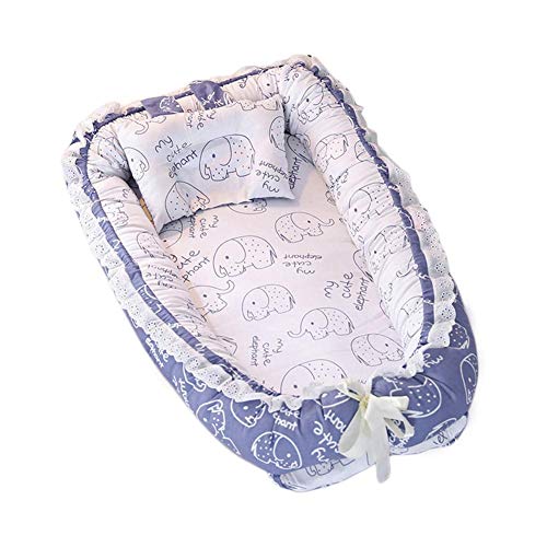 Preisvergleich Produktbild iStary Krippe Multifunktionale Tragbare Klapp Bett Neugeborenen Druck Bionisches Bett Abnehmbares Waschbares Tragbares Krippe Neugeborene Matratze Babys 0-2 Jahre Alt Mehrere Stile