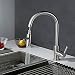 Produktbild Desfau Küchenarmatur mit herausziehbarem Brause Einhebelmischer Wasserhahn Küche Armatur Mischbatterie Wasserkran hoher Auslauf Spültischarmatur