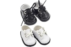 COSMEVIVI 2paia Scarpe Per Bambole in Miniatura Ornamenti Decorativi in Pelle Accessori Per Creazione Di Bambole Piccole Scarpe Fatte Mano Per Decorare La Casa