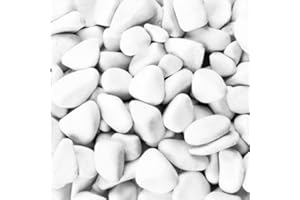Eurosand Marbles 7-15mm gerundete Dekosteine 1 KG Weiss