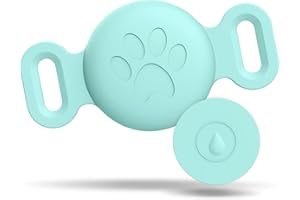 Vancle Silikonowy uchwyt na obrożę dla kotów, 1 opakowanie, mały uchwyt na obrożę dla kotów, Airtags z wodoszczelną osłoną, silikonowa obroża dla kota do Apple Air Tag, GPS Tracker Finder