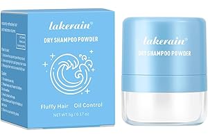 JEMPET Shampoing sec en poudre pour femmes et hommes - Format voyage naturel volumateur pour cheveux gras (Blue - Ocean fragrance)