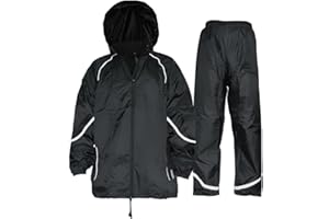 Salzmann Regenanzug - Wasserabweisend und winddicht - Hergestellt mit 3M Scotchlite