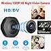 Produktbild htfrgeds Mini Hidden Spy Camera - 1080P HD - Bewegungserkennung - Nachtsicht - Lange Akkulaufzeit - Ideale Überwachungskamera, Body Cam, Nanny Cam, Action Camera H6-DV