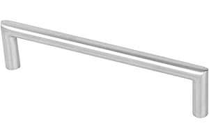 Gedotec Poignée de meubles Poignée barre Poignée cuisine Inox brossé mat massif Profil Ø 13 mm Hauteur 35 mm Longueurs 109-493 mm Qualité de marque - 397 x 13 x 384 mm