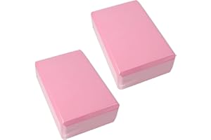PENLIMLY Yoga Blöcke 2er Set, Hochdichte EVA Schaumstoff Yogaklotz Fitness Klotz, Yoga Klötze Yogablock für Yoga und Pilates, Meditation, Entspannung & Dehnhilfe, Yoga Würfel für Anfänger Fortgeschrittene