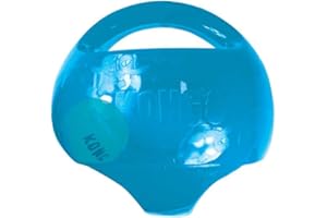 KONG Jumbler Ball - Juguete con Pelota de Tenis y Sonido para Perros y Cachorros - para Perros Grandes/XL