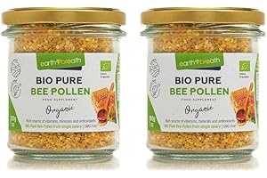 Earthbreath Bee Pollen Granules 400g (2x200g)–– 100% Raw & Natural – Sustainably Harvested – No Artificial Additives – Rich in Goodness