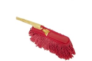 ‎VETERANICAR Veteranicar Car Duster California Style Staubwedel rot Profi 70cm Fransen