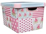 Curver 212966 Deco Vintage Floral Storage Box 22L by Curver