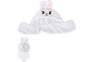 TOYMIS Funda para Lightstick de SK, Personaje de Dibujos Animados Soporte para Lightstick Tela Felpa Suave Soporte Exhibición Compatible con SK Light Stick Ver1.0/2.0 (Conejo Blanco)