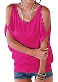 ISSHE Camisetas Manga Corta Cuello Redondo Anchas Mujer Blusas Elegantes...