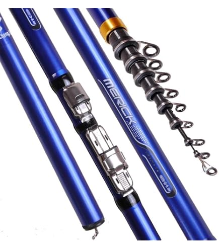 Lineaeffe Moon Walk Canna Da Pesca Telescopica Surfcasting 3,60 M – Potenza 60-120 G – Fibra Di Vetro Robusta