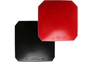 HEIBTENY Dureza 39 Ping Tenis de Mesa Pastillas de Repuesto de Goma de Repuesto Fast Attack Ping Pong, Pala de Ping Tenis de Mesa de Goma Para Reemplazo Edad Y Dañada Almohadillas de Goma