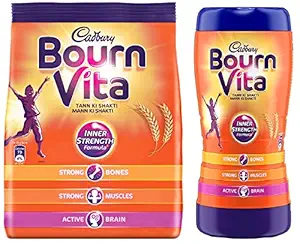 Bournvita Cadbury Health Drink, 1kg Jar Bournvita Health Drink, 500 g