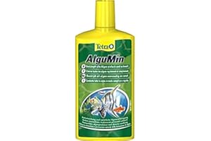 Tetra AlguMin – Elimine rapidement tous types d’algues - Traitement et prévention – Formule liquide – Préserve la flore de l’aquarium – Pour tout aquarium d’eau douce – 500 ml