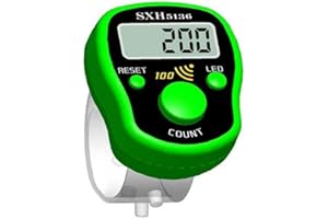 Aisoway Compteurs De Doigts Manuel LED Doigt Électronique Mécanique Clicker Nombre Lap