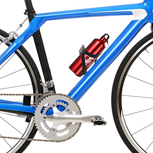 WINOMO Fahrradflaschenhalter Fahrrad Trinkflasche Halterung Universal Nylon Fibre schwarz - 6