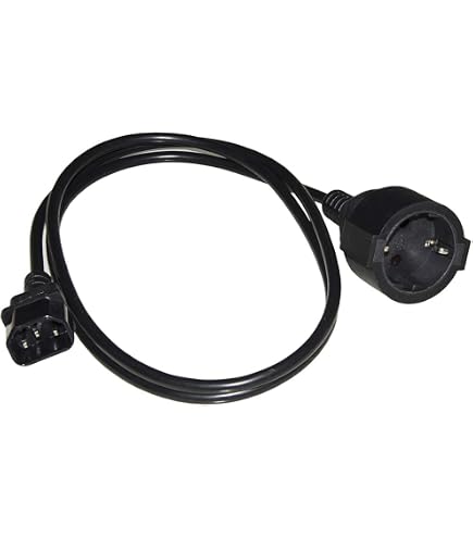Cavo Di Alimentazione Schuko Con Connettori Placcati Oro 24K - Spina EU A IEC - Adattatore Universale