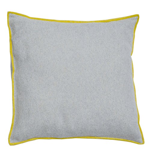 Kissen LUCA, schmal gesäumt filz/pollen 40/40