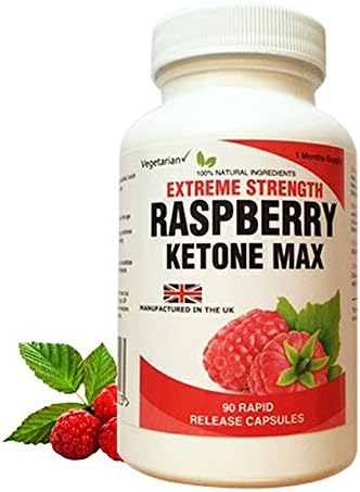 Raspberry Ketones Max 1500mg - HIGH STRENGH - 90 Capsules - Metabolic Turbo - High quality