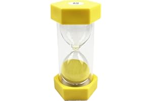 DREAM HORSEX Sanduhr, Kinderuhr, sanduhren Set Kinder, dekorative Sanduhr, Timer können in Klassenzimmern, Küchen, Wohnungen, Büros und auch als dekorative Timeruhr, 20 Minuten, Gelb