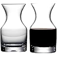 BINZO Glass, Set of 2, 300 ml, Whiskey, Wine Decanter, Bistro Carafe, Drink Serve, Pitcher, Multi Use Carafe for Serving Water, Soda, Hard Drinks, Soft Drinks