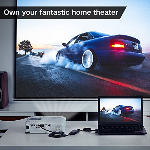 UGREEN VGA DVI Adapter VGA auf DVI D Adapterkabel VGA Stecker zu DVI 24+1 Buchse Konverter 1080P Full HD mit 50cm USB Stromkabel geeignet für DVD, Laptop, PC, HDTV, Projektor, Monitor usw. - 3