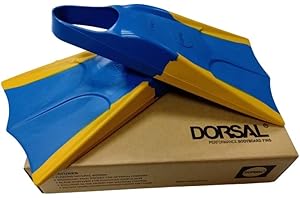 DORSAL Bodyboard Floating Swimfins (Flippers) 5 - 6 Black/Green