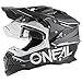 Produktbild O'Neal Sierra II Helm Slingshot Schwarz Motorrad MX Moto Cross Offroad Dual Sport, 0817-10, Größe XL