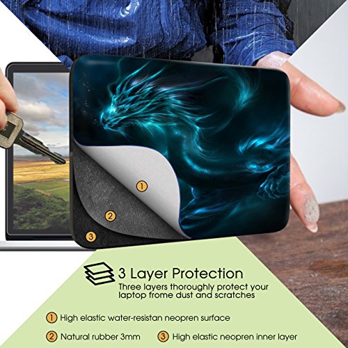 Sidorenko Laptop Tasche f  r 17 - 17 3 Zoll   Universal Notebooktasche Schutzh  lle   Laptoptasche aus Neopren  PC Computer H  lle Sleeve Case Etui  B