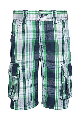 Mountain Warehouse Short Enfant Garçon Ado Bermuda Motif Carreaux Check