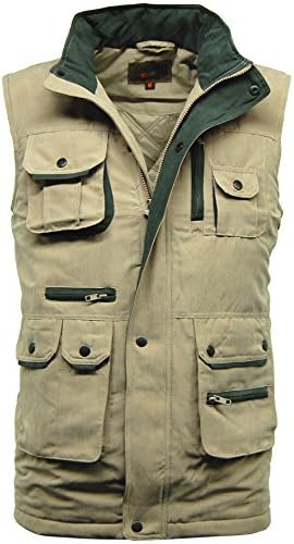 G5 APPARELMens Padded Multi Pocket Micro Bodywarmer | Waistcoat | Vest