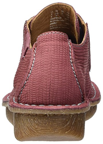 Clarks Funny Dream, Zapatos de Cordones Derby para Mujer, Rojo (Brick), 36