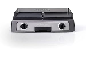 ‎CUISINART Cuisinart Dual sided Hot Plate Entertaining Grill & Griddle | XL Electric Plancha Grill, Teppanyaki Grillplatte zu Hause | Non-Stick Removable Plate, Dual-zone Health Grill | Temp Control 90°C-260°C