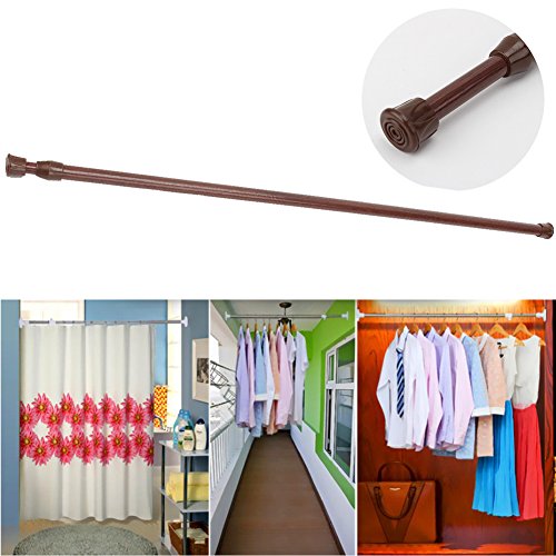 Merssavo Teleskop Duschstange Duschvorhangstange Brausestange Brausehalter Verstellbare 60-110cm - 4