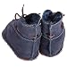 Hengsong Baby Kids Winter Warmer Sheepskin Fur Shoes Soft Snow Boots (Navy Blue)