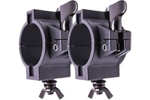 TEK audio ⌀38 or 50mm lighting Multi Clamp - Half Coupler Truss Clamp Stage Lights Clamp, Lighting O Clamps for DJ Par Lights Spot Lights (2 multi-clamp)