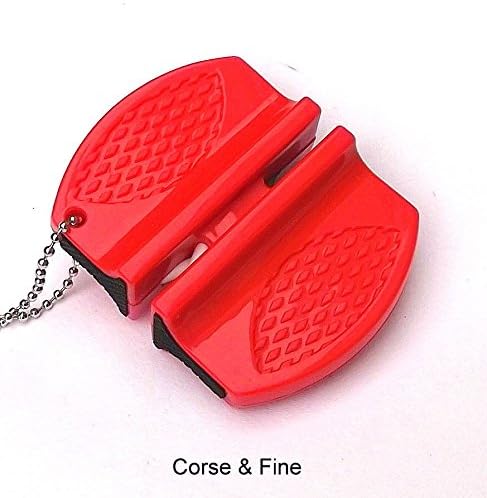 Delivered in the UK by royal Mail within 3 working days where possible.. or 30-50 days from China and it may not arrive! Ceramic knife sharpener 1 x RED