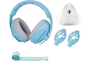 WDKXCN Casque Anti Bruit Bebe, Casque Enfant Anti Bruit, Protection Auditive Pour Bébés et Tout-Petits Jusquà 48 Mois, Réglable et Confortable Casque Anti Bruit Enfant, Accessoire Bébé Naissance