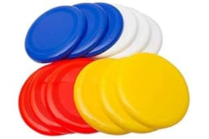 Kalindri Sports Lot de 10 disques volants 25,4 cm (multicolore) pour enfants et adultes