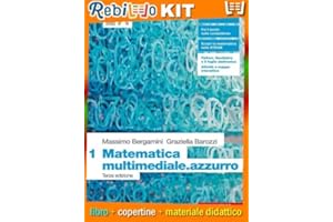 MATEMATICA MULTIMEDIALE.AZZURRO 3ED. - VOLUME 1 (LDM) (9788808531131) - Libro Scolastico + Kit Scuola con Copertine Rebillo