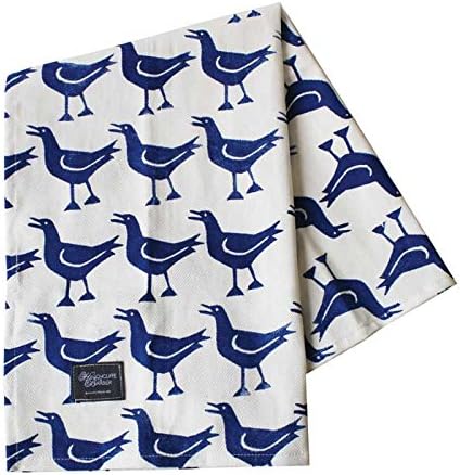 Hinchcliffe and Barber Tea Towel-Blue Gull, Fabric, 2 x 36 x 20 cm